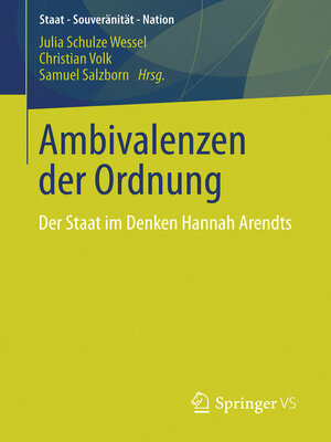 cover image of Ambivalenzen der Ordnung